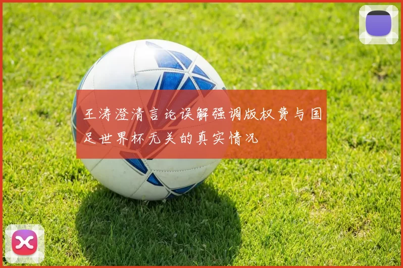 王涛澄清言论误解强调版权费与国足世界杯无关的真实情况